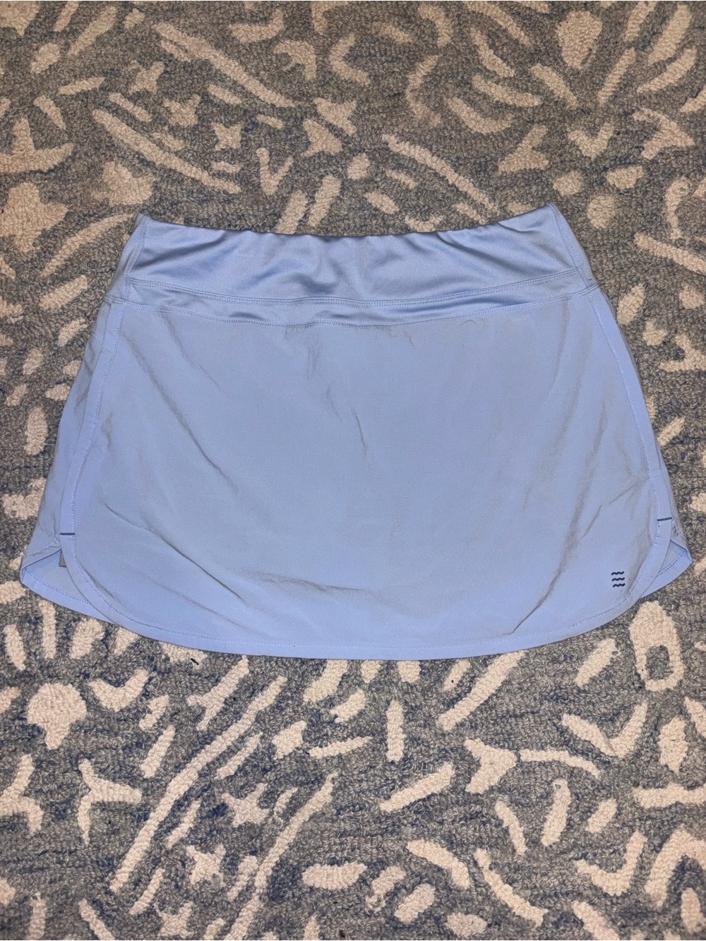 Free Fly Apparel Powder Blue Athletic Circle Skort